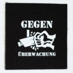 Gegen Überwachung (Aufnäher)