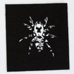 Zebraspider (Aufnäher bedruckt)