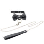 Fliege Halsband mit Kette – Bild 2