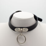 O-Ring Halsband PU-Leder – Bild 2