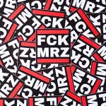 100x "FCK MRZ" Sticker - Antifa Aufkleber - Antiracism - FCK CDU - Solidarität
