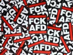 100x "FCK AFD" Sticker - Gegen Nazis - Antifa Aufkleber - Fuck Nazis - Linke 161
