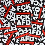 100x "FCK AFD" Sticker - Gegen Nazis - Antifa Aufkleber - Fuck Nazis - Linke 161