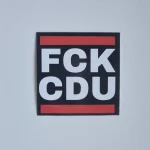 100x "FCK CDU" Sticker - Gegen Partei Aufkleber - Gegen Konservativ - Links – Bild 4