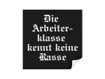 100x "Arbeiterklasse kennt keine Rasse" Sticker - Antifa Aufkleber - Kommunismus – Bild 5