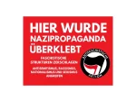 40× "Nazipropaganda Überklebt" Sticker - Antifaschismus Aufkleber - Antifacism – Bild 2