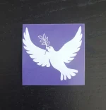 100× Friedenstaube Sticker - Frieden - Taube Aufkleber - Friedens Taube - Peace – Bild 4