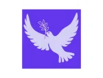 25× Friedenstaube Sticker - Frieden - Taube Aufkleber - Friedens Taube - Peace