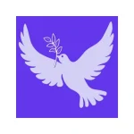 25× Friedenstaube Sticker - Frieden - Taube Aufkleber - Friedens Taube - Peace