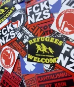 100x Zufällige Sticker - FCK NZS/ AFD - Stickerbombe - Antifa Aufkleber - 161 – Bild 3