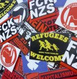 100x Zufällige Sticker + FCK NZS/ AFD Chip - 161 Stickerbombe - Antifa Aufkleber – Bild 5