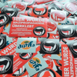 100x Antifa Sticker Mischung - FCK NZS/ AFD - Stickerbombe - AFA Aufkleber - 161