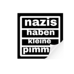 50x "pimmel" Sticker - Gegen Nazis - Antifa Aufkleber - Fuck Nazis - Linke 161 – Bild 6