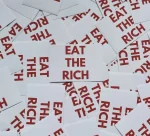100x "Eat The Rich" Sticker Mischung - Antifa Aufkleber - 161 - AFA - Soli – Bild 9