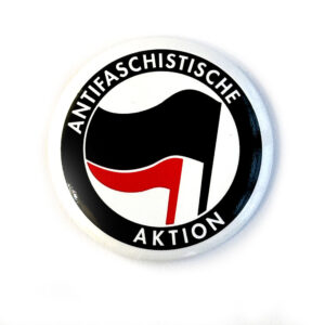 Antifa Logo Schwarz Rot Magnet