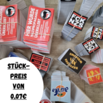 1.000x Zufällige Sticker - Stickerbombe - Antifa Aufkleber - FCK NZS - Refugees