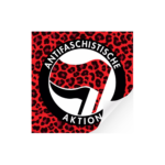 100x "Antifaschistische Aktion" Sticker - Antifaschismus - Antifa Aufkleber 161 – Bild 3