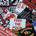 Sticker Probe Mischung - FCK NZS - Stickerbombe - Antifa Aufkleber - Refugees