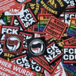 100x Linke Sticker - FCK NZS/ AFD - Stickerbombe - Antifa Aufkleber - 161