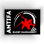 40× "Antifa bleibt Handarbeit" Sticker - Antifaschismus Aufkleber - Antifacism – Bild 2