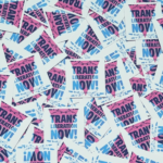 100x "Trans Liberation Now!" Sticker - Gegen Nazis Aufkleber - Linke LGBTQIA+ - Queere Community