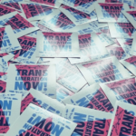 100x "Trans Liberation Now!" Sticker - Gegen Nazis Aufkleber - Linke LGBTQIA+ - Queere Community – Bild 2