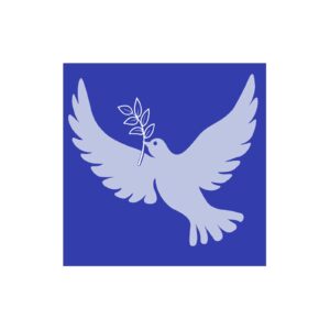 25× Friedenstaube Sticker - Frieden - Taube Aufkleber - Friedens Taube - Peace