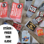 1.000x Zufällige Sticker - Stickerbombe - Antifa Aufkleber - FCK NZS - Refugees