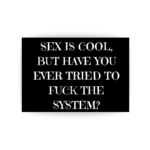 25x "Fuck The System" Sticker - Antifa Aufkleber - Kommunismus - 161 AFA - Soli