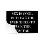 100x "Fuck The System" Sticker - Antifa Aufkleber - Kommunismus - 161 AFA - Soli – Bild 4